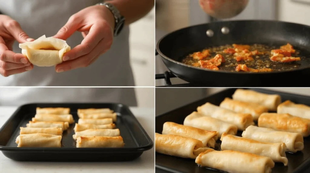 Crispy and flavorful seafood egg rolls packed with shrimp, crab, and fresh veggies. Learn how to make them at home with easy steps and pro tips
