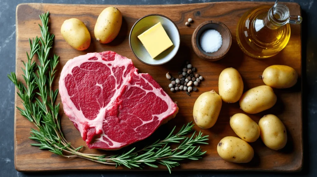 Master the art of steak and potatoes with this easy flavorful recipe Perfect for weeknight dinners or special occasions click to elevate your cooking game 