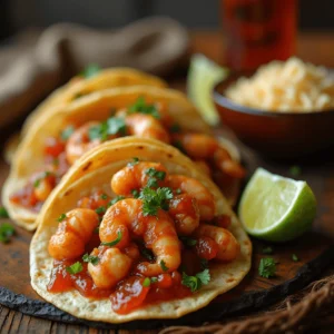 tacos gobernador de camaron